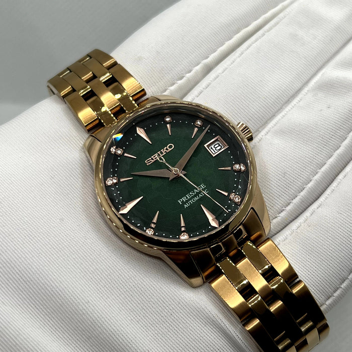 Cocktail Mod Pink & Dark Green