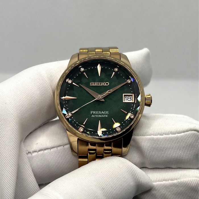 Cocktail Mod Pink & Dark Green