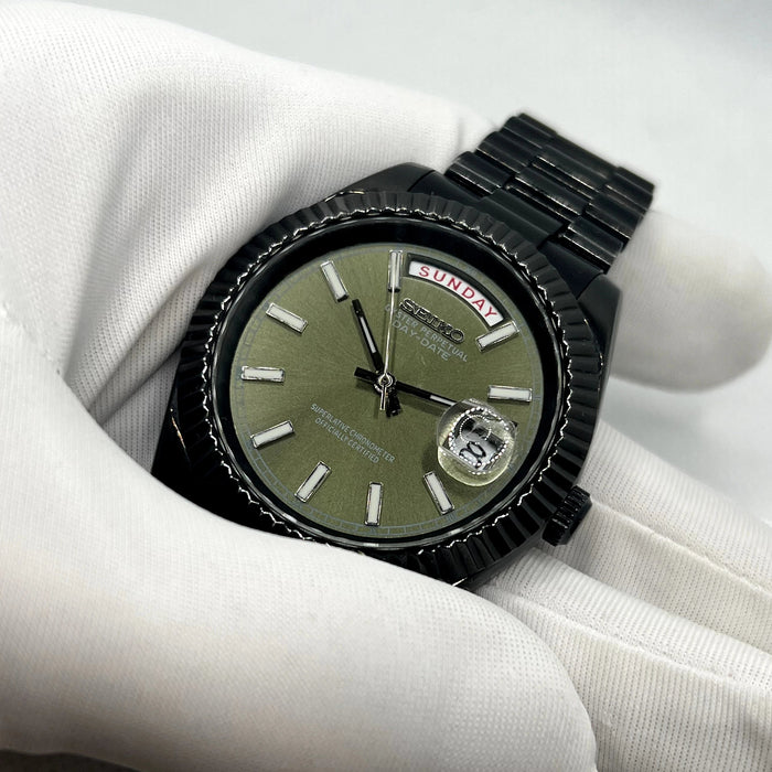 DayDate Mod Black & Green